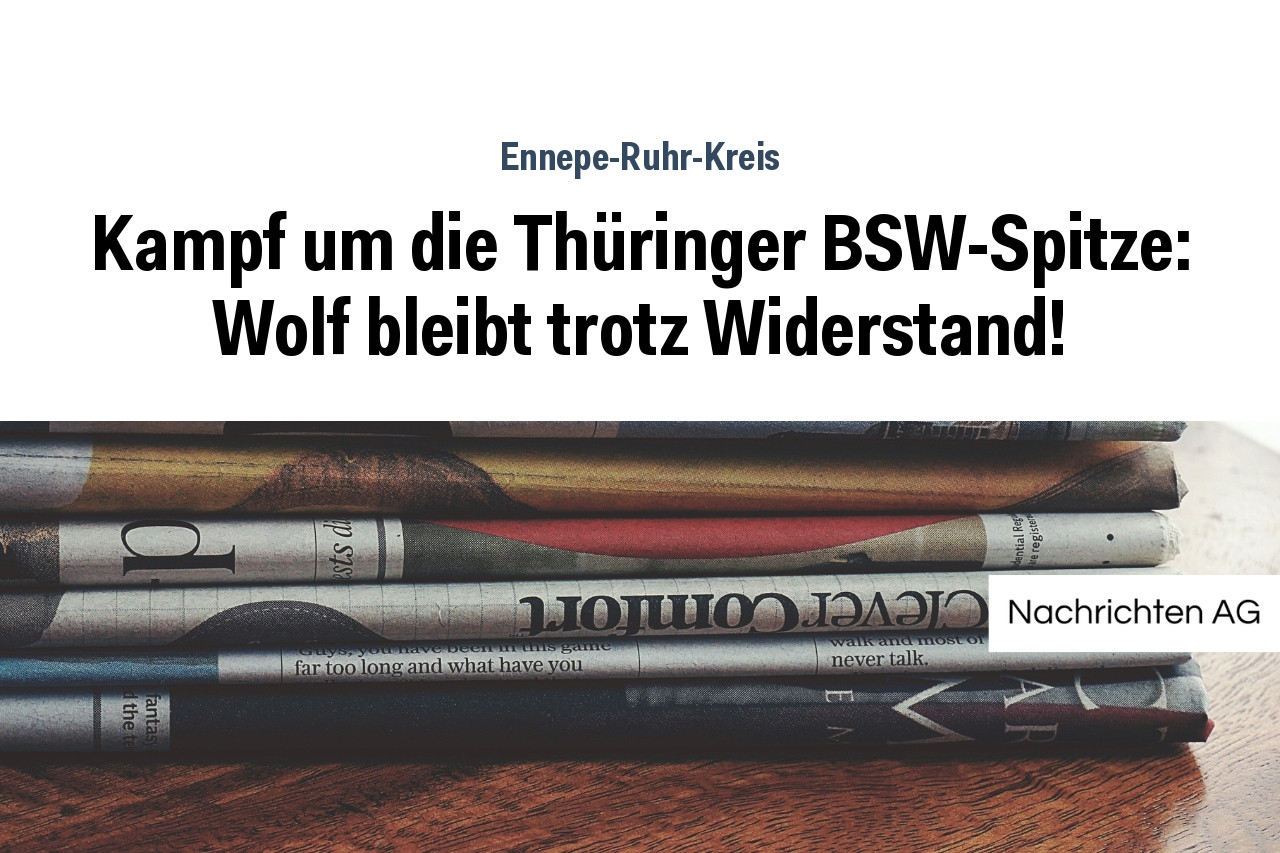 Kampf um die Thüringer BSW-Spitze: Wolf bleibt trotz Widerstand!
