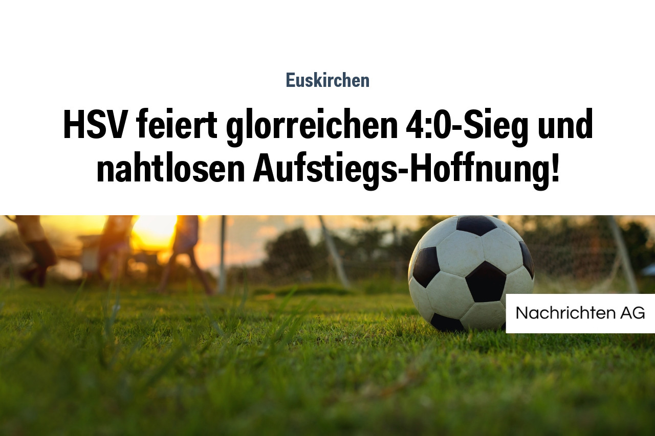 HSV feiert glorreichen 4:0-Sieg und nahtlosen Aufstiegs-Hoffnung!