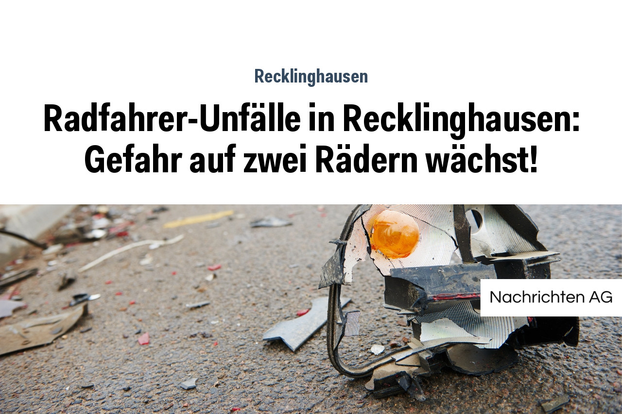 Radfahrer-Unfälle in Recklinghausen: Gefahr auf zwei Rädern wächst!